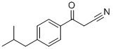 BENZENEPROPANENITRILE,4-(2-메틸프로필)-B-OXO- 구조식 이미지