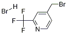 4-(broMoMethyl)-2-(trifluoroMethyl)pyridine hydrobroMide Structure