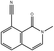 2-dihydro-2-Methyl-1-oxoisoquinoline-8-carbonitrile Structure