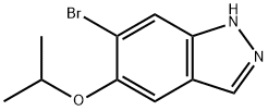 6-broMo-5-isopropoxy-1H-indazole Structure