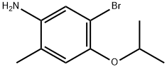 5-broMo-4-isopropoxy-2-MethylbenzenaMine Structure