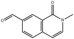 2-디히드로-2-메틸-1-옥소이소퀴놀린-7-카르브알데히드 구조식 이미지