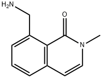 8-(아미노메틸)-2-메틸이소퀴놀린-1(2H)-온 구조식 이미지