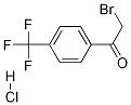 2-broMo-1-(4-(trifluoroMethyl)phenyl)ethanone hydrochloride Structure