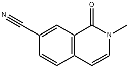 2-dihydro-2-Methyl-1-oxoisoquinoline-7-carbonitrile Structure