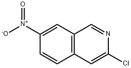 3-chloro-7-nitroisoquinoline Structure