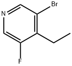3-BroMo-4-ethyl-5-fluoropyridine Structure