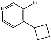 3-broMo-4-cyclobutylpyridine Structure