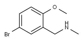 N-(5-BROMO-2-METHOXYBENZYL)-N-METHYLAMINE Structure