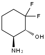 (1R,6S)-6-Amino-2,2-difluorocyclohexanol Structure