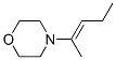 Morpholine,  4-(1-methyl-1-butenyl)-  (7CI,8CI,9CI) 구조식 이미지