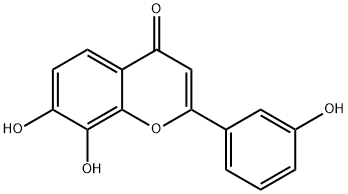 7,8,3'-TRIHYDROXYFLAVONE Structure