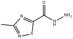 3-메틸-1,2,4-티아디아졸-5-카르보히드라지드 구조식 이미지