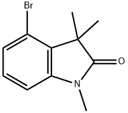 4-BroMo-1,3,3-triMethylindol-2-one Structure