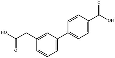 4-[3-(CarboxyMethyl)phenyl]benzoic acid Structure