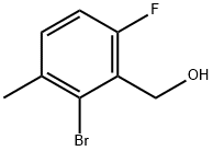 2-BroMo-6-fluoro-3-Methylbenzyl alcohol Structure