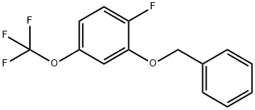 2-(Benzyloxy)-1-fluoro-4-(trifluoroMethoxy)benzene Structure