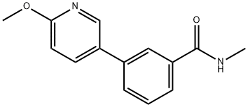 3-(6-Methoxypyridin-3-yl)-N-MethylbenzaMide Structure