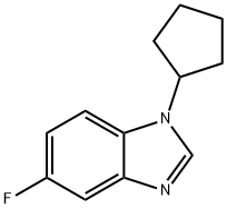 1-Cyclopentyl-5-fluorobenziMidazole Structure