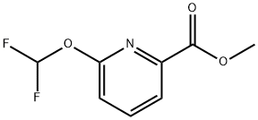 methyl 6-(difluoromethoxy)picolinate Structure