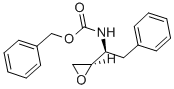 (2R,3S)-1,2-Epoxy-3-(benzyloxycarbonyl-amino)-4-phenylbutane 구조식 이미지