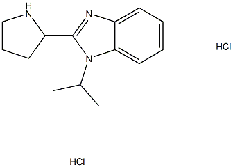 1-Isopropyl-2-(pyrrolidin-2-yl)-1H-benzo[d]imidazole dihydrochloride Structure