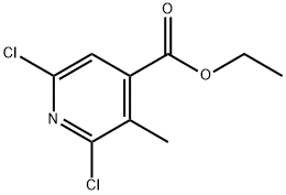 ethyl 2,6-dichloro-3-methylisonicotinate Structure