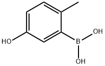 5-Hydroxy-2-Methylphenylboronic acid Structure