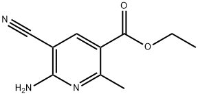 3-Pyridinecarboxylicacid,6-amino-5-cyano-2-methyl-,ethylester(9CI) Structure