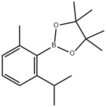 2-(2-isopropyl-6-Methylphenyl)-4,4,5,5-tetraMethyl-1,3,2-dioxaborolane 구조식 이미지