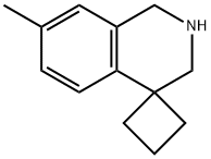 7'-Methyl-2',3'-dihydro-1'H-spiro[cyclobutane-1,4'-isoquinoline] Structure