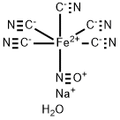 Sodium nitroprusside dihydrate Structure