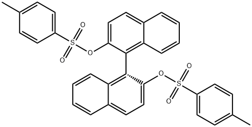(R)-(-)-2,2'-Bis(p-toluenesulfonyloxy)-1,1'-binaphthalene Structure