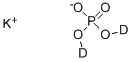 POTASSIUM DIDEUTERIUM PHOSPHATE Structure