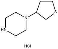 1-(Thiolan-3-yl)piperazine dihydrochloride Structure