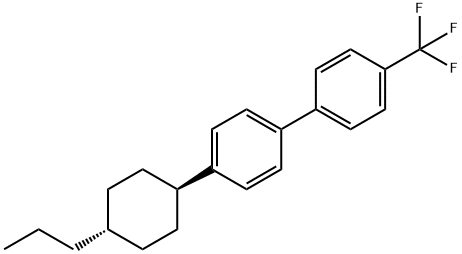 4-(Trans-4-propylcyclohexyl)-4'- (trifluoroMethyl)-1,1'-biphenyl Structure