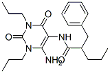 Benzenepropanamide,  N-(6-amino-1,2,3,4-tetrahydro-2,4-dioxo-1,3-dipropyl-5-pyrimidinyl)--alpha--propyl- Structure