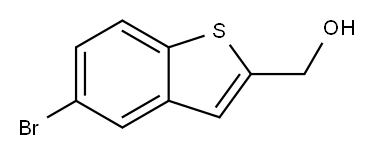 (5-Bromo-benzo[b]thiophen-2-yl)-methanol Structure