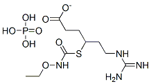 4-ethoxycarbamoylthio-6-guanidinocaproate phosphate Structure