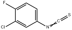 3-CHLORO-4-FLUOROPHENYL ISOTHIOCYANATE 구조식 이미지