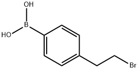 4-(2-Bromoethyl)phenylboronic acid Structure