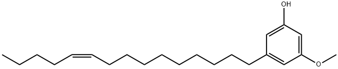 5-Methoxy-3-[(Z)-10-pentadecen-1-yl]phenol Structure