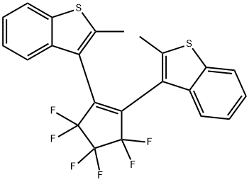 1,2-BIS[2-METHYLBENZO[B]THIOPHEN-3-YL]-3,3,4,4,5,5-HEXAFLUORO-1-CYCLOPENTENE Structure