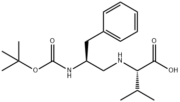 BOC-PHE-(R)-VAL-OH Structure