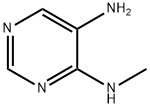 4,5-피리미딘디아민,N4-메틸-(9CI) 구조식 이미지