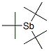 Tri-tert-butylantimony(III) Structure