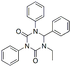 1-Ethyl-5,6-dihydro-3,5,6-triphenyl-1,3,5-triazine-2,4(1H,3H)-dione Structure