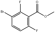 Methyl 3-bromo-2,6-difluorobenzoate Structure