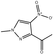 Ethanone, 1-(1-methyl-4-nitro-1H-pyrazol-3-yl)- (9CI) 구조식 이미지