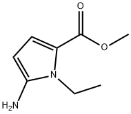 1H-Pyrrole-2-carboxylic acid, 5-aMino-1-ethyl-, Methyl ester Structure